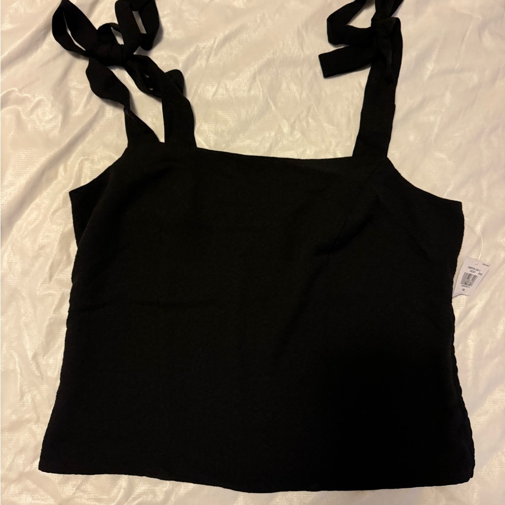 Old Navy XS Tie Strap Top stretchy Back
